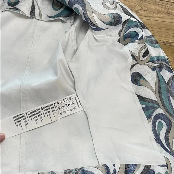 Joseph Ribkoff NWOT Moto Jacket 231951 Swirl Pattern Blazer- Size Medium - Picture 10 of 15